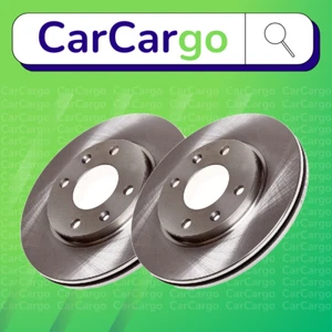 Premium Vented Front Brake Discs Pair Citroën ZX 2.0 i 1992-1997 247 mm - Picture 1 of 9