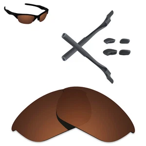 Hawkry Gray Kits & Bronze Brown Replacement Lens for-Oakley Half Jacket 2.0 - Picture 1 of 5