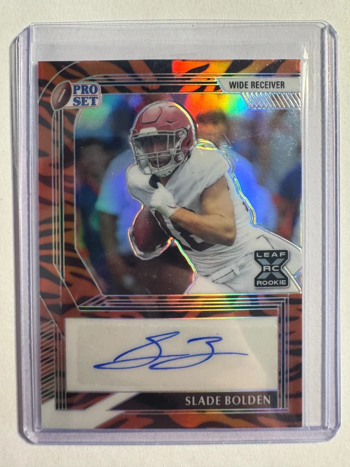 K308,859- 2022 Leaf Metal Draft Portraits Prismatc Tiger #PASB1 Slade Bolden #/5 - Image 1 of 1