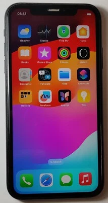 Apple iPhone XR A2105 64GB Black Unlocked iOS 17 100% Battery Working Well #158B - Image 1 of 4