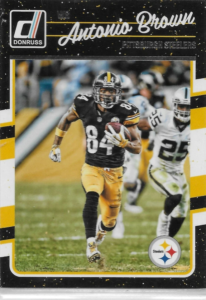 2016 Donruss #238 Antonio Brown Pittsburgh Steelers Central Michigan - Image 1 of 1