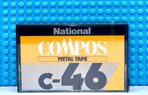 NATIONAL COMPOS C-46 METAL 1978 TYPE IV BLANK CASSETTE TAPE (1) (SEALED) - Picture 1 of 3