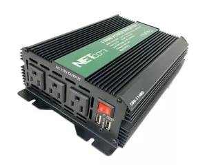 Inversor de Corriente, 2200W Pico, 2 USB, Input: DC12V, Output: AC110V - Bild 1 von 3