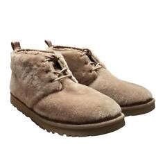 UGG Neumel Cozy Mens 14 Chestnut Sheepskin Chukka Ankle Boots Shoes Slippers NEW