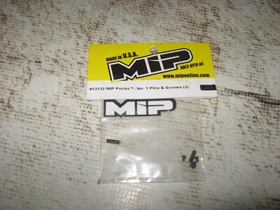 RC Racing MiP Pucks ™ Pins & Screw Set Steel Black (2 Ea) 13132 - Image 1 of 2