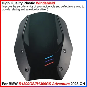 For BMW R1300GS/ADV 2023-ON 2025 - Plastic Windshield Windscreen Wind Deflector - Bild 1 von 13