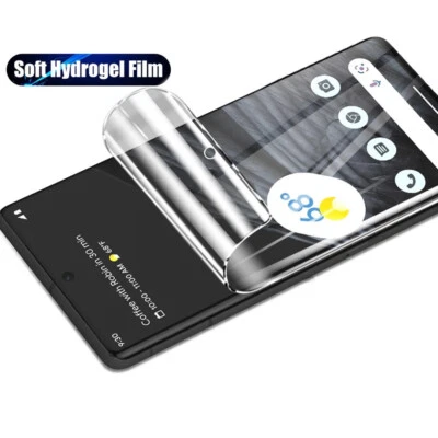 Anti-Blue Light Hydrogel Film For Google Pixel 7 Pro 6a 5a 4a HD Protective film - Image 1 of 4