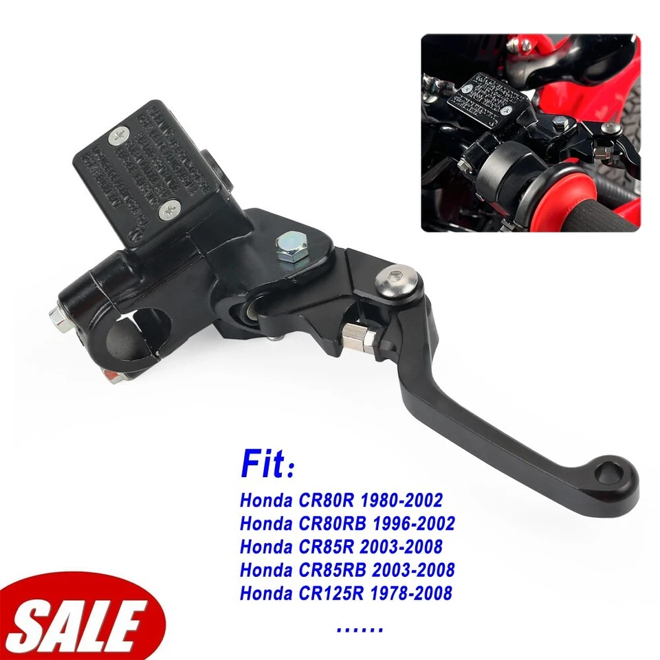 Cilindro maestro de freno delantero con palanca para HONDA CR500R CRF125FB CRF250RX XR200R Foto 1 de 4