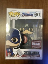 Funko Pop! Avengers Captain America 481 Marvel Collector Corps w/protector
