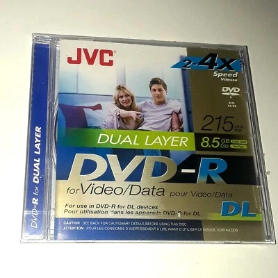 NEW ~ JVC DVD-R DL Double Layer (Item#CV file) - Image 1 of 3