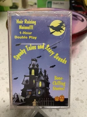 Spooky Tales and Scary Sounds  Halloween Sound Effects 1993 Cassette Tape  New - Image 1 of 2