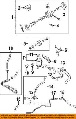 Bomba de dirección asistida usada se adapta a: Nissan Sentra 2003 2,5 L 4 cilindros grado A Foto 1 de 2
