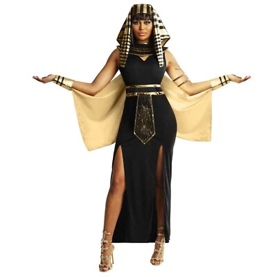 Women`s Cleopatra Costume S - 3XL Ladies Egyptian Queen Princess Dress Halloween - Image 1 of 4