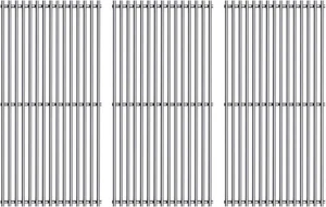 Griglie griglia 17 pollici 720 0896B per Nexgrill 6 fuochi 720-0896B 720-0898 720-0896 - Foto 1 di 2