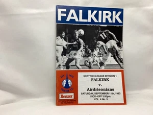 Falkirk v Airdrieonians Scottish Division One September 1993 - Picture 1 of 1