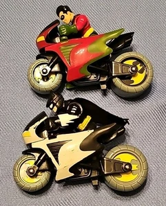 Fisher Price Imaginext DC Super Friends Batman & Robin Figur mit Motorrädern - Bild 1 von 3
