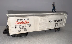 Rare American Flyer 25049 Operating Walking Brakeman Cookie Box Bakery Car CLEAN - Picture 1 of 10