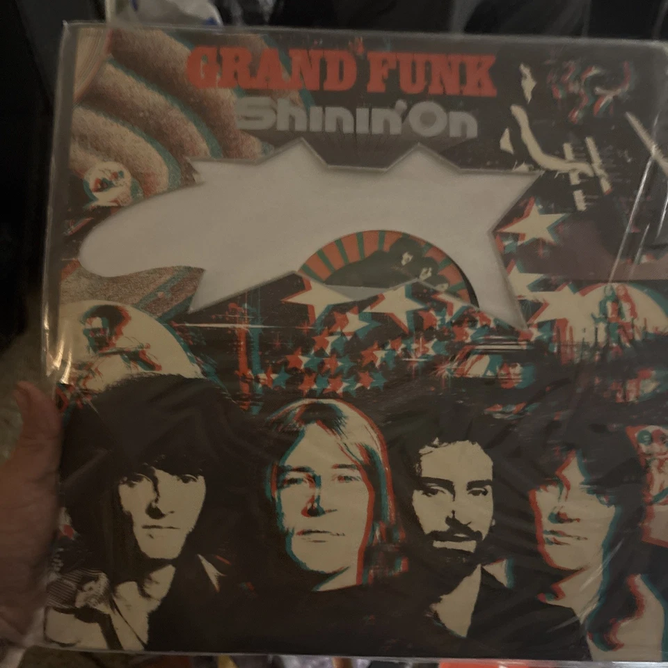 Grand Funk Railroad Shinin' On 1974 Vinyl LP Record Album Capitol SWAE-11278 Foto 1 de 1