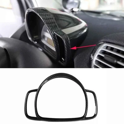 Bisel de cubierta de ajuste de fibra de carbono ABS para Benz Smart Fortwo 09-2015 Foto 1 de 4