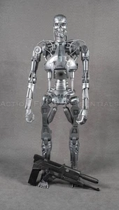 NECA Terminator T2 T800 Endoskeleton 18" 1/4 Figure LED Eyes Includes Blaster - Picture 1 of 14
