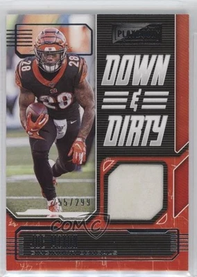 2020 Panini Playbook Down and Dirty Relics /299 Joe Mixon #DD-JM - Image 1 of 2