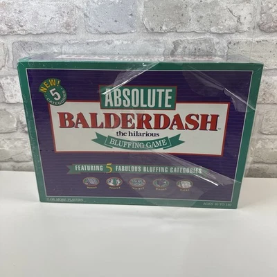 Absolute Balderdash Board Game 1993 Vintage  New Factory Sealed. - Image 1 of 4