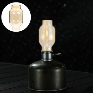 Hitzebeständiger Glas Lampenschirm Camping Abdeckung Kamin Ersatz - Bild 1 von 10
