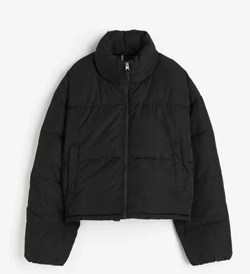 H&M разделенный черный пуховик куртка. Большой размер. НОВЫЙ - Изображение 1 из 2