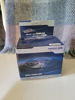 New Masscool 8W553B1M3 90mm Ball Server CPU Cooler LGA775 Pentium Core2 Dual - Image 1 of 4