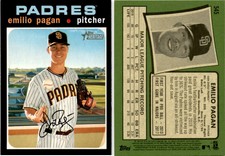 Emilio Pagan 2020 Topps Heritage Baseball Card 545  San Diego Padres