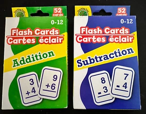 Teaching Tree - Flash Cards - Additiona and SUbtraction - 52 cards in each pack - Imagen 1 de 6