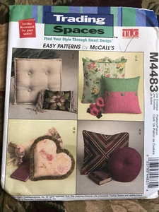 McCall's M4483 Trading Spaces-Pillows TLC Channel FF UNCUT - Picture 1 of 2