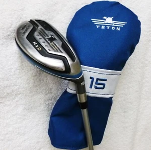 Teton HxD High Launch 15* Loft Hybrid Driver 80g Regular Flex Graphite 41” RH - Picture 1 of 13