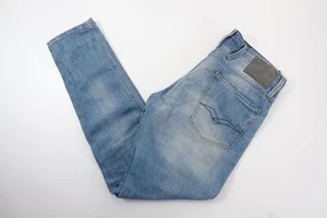 Replay Joe Herren Jeans Hose W31 L32 31/32 blau hellblau stonewashed gerade Slim - Picture 1 of 7