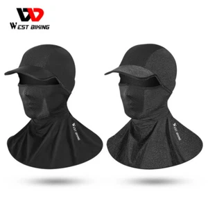 WEST BIKING Cycling Motorcycle Headwear Ice Silk Sun Hat Protection Cap Headgear - Picture 1 of 16