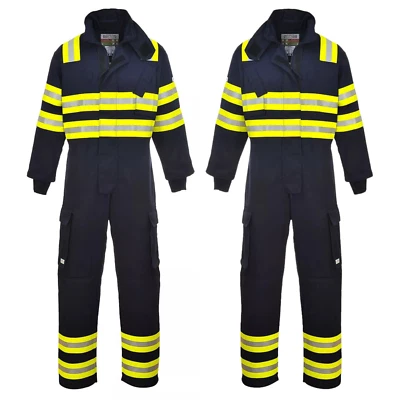 Portwest Wildland Fire Flame Resistant Coverall Heat Arc Protection Safety Work - Image 1 of 4