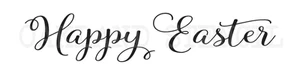 Happy Easter~~ STENCIL 6"x24" for Painting Signs Canvas Fabric Wood Pallets DIY - Bild 1 von 1
