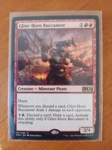 Glint Horn Buccaneer Magic The Gathering 141 Red Pirate Core Set 2020 - Bild 1 von 2