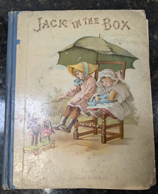 1890s Jack In The Box Surprise Stories for the Little Ones, Hardcover Foto 1 de 4