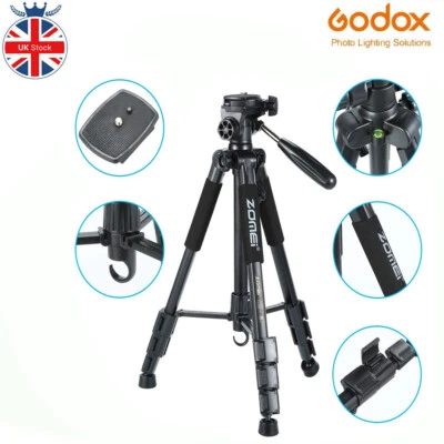 Zomei Q111 Professional Heavy Duty Aluminium Tripod&Pan Head for DSLR Shoot UK - Image 1 of 4