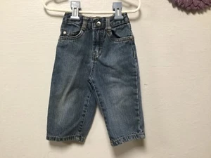 Calvin Klein Baby Boy Jeans Size 12 Months Blue Elastic Back Waist Jeans 134 - Picture 1 of 6