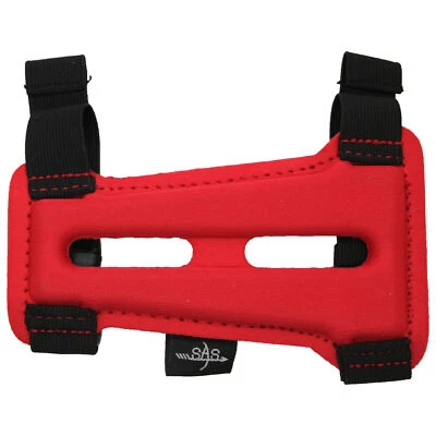 SAS 5.75" Youth Black Armguard Archery Bow Range with 2-Strap Buckles - Image 1 of 3