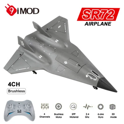 9IMOD SR72 RC Airplane 2.4G 4CH EPP Foam Remote Control Aircraft Future Fighter - Image 1 of 4