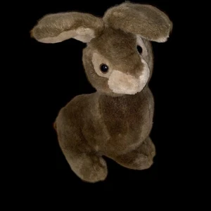 Ikea Vintage Retired Brown Plush Cuddly Soft Childs Toy Bunny Rabbit Hare 32cm - Picture 1 of 24