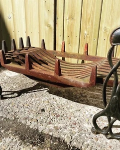 🔥 Cast Iron SwanNest art nouveau style Fire Grate Basket Fire Stove No.7 🔥 - Picture 1 of 7