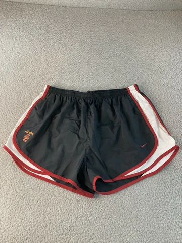 USC Trojans Nike Dri-Fit Running Short Women's Black New NWT Extra Large 3 inch Cover