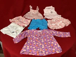 LOT DE VÊTEMENTS BÉBÉ FILLE 6 MOIS ( LBBF01/23/07-24B ) 13 VETEMENTS - Imagen 1 de 4