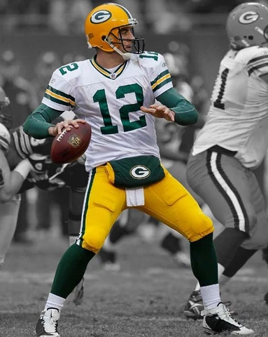 Green Bay Packers AARON RODGERS Glossy 8x10 Photo NFL Spotlight Print Poster Cover