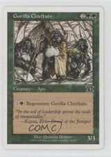 1999 Magic: The Gathering - Core Set: 6th Edition Gorilla Chieftain #235 01dr