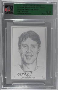 2011-12 ITG Ultimate Memorabilia 11th Edition Silver /62 Joe Thornton